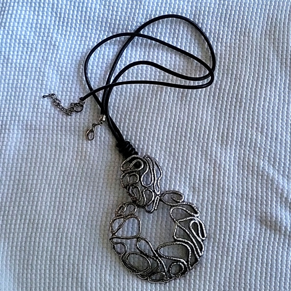 Art necklace from high-end boutique in Miami.